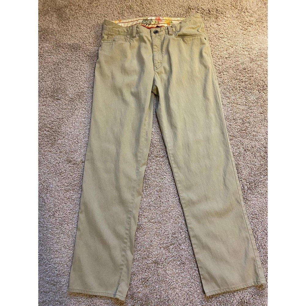 Tommy Bahama Men Chino Five Pocket Tencel Blend Comfy Golf 32x32 sku7